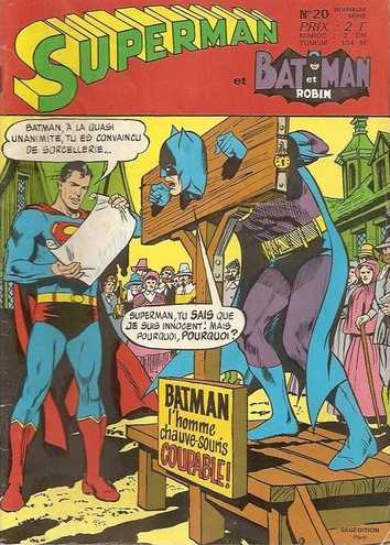 Scan de la Couverture Superman Batman Robin n 20